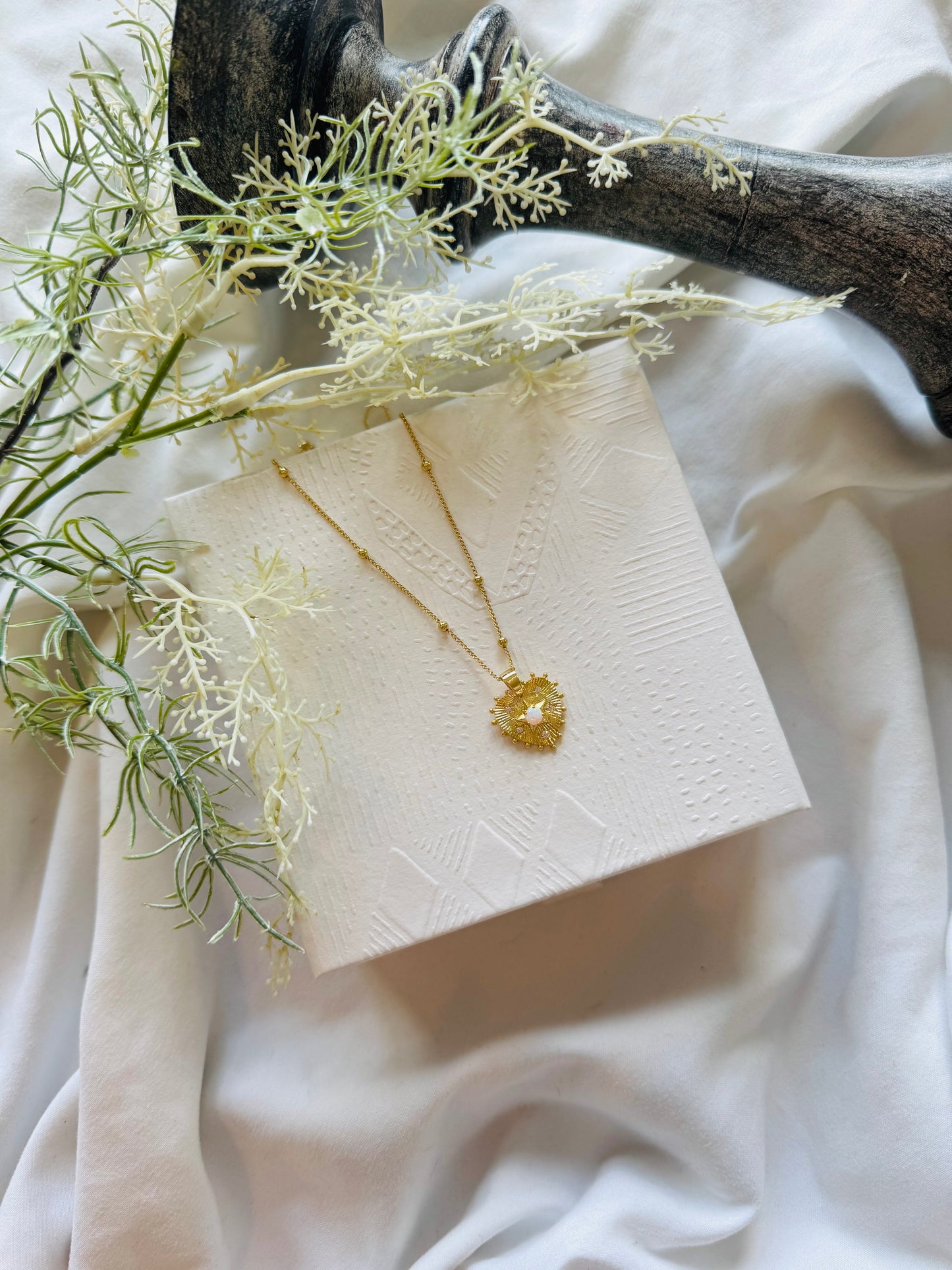 All The Stars In The Sky - Sacred Heart Necklace