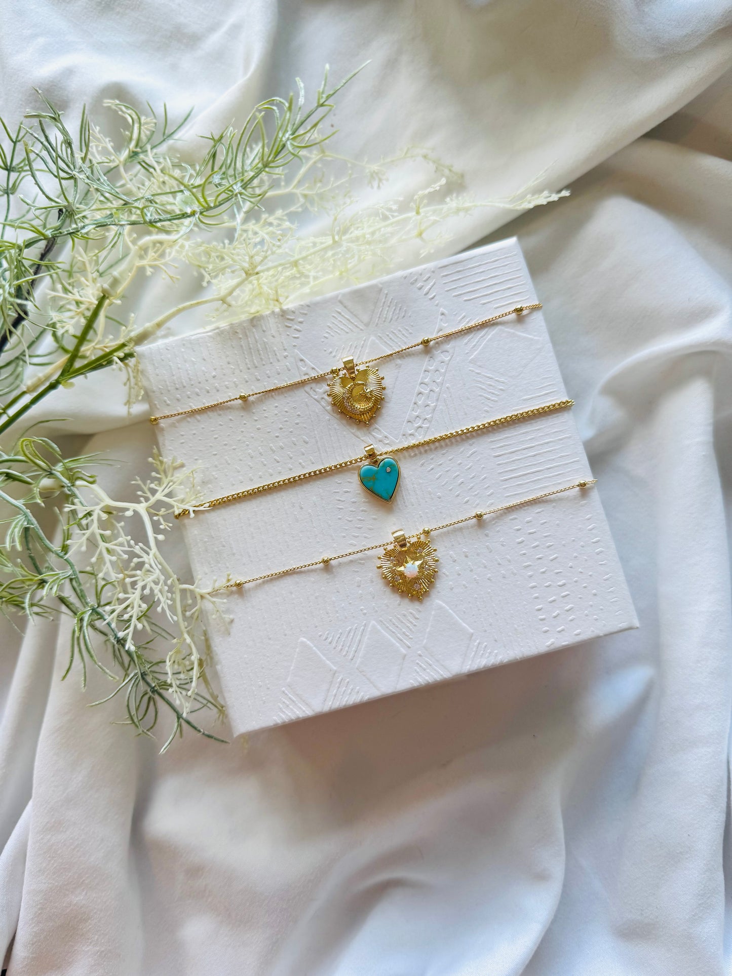 All My Stars and Moons - Sacred Heart Necklace