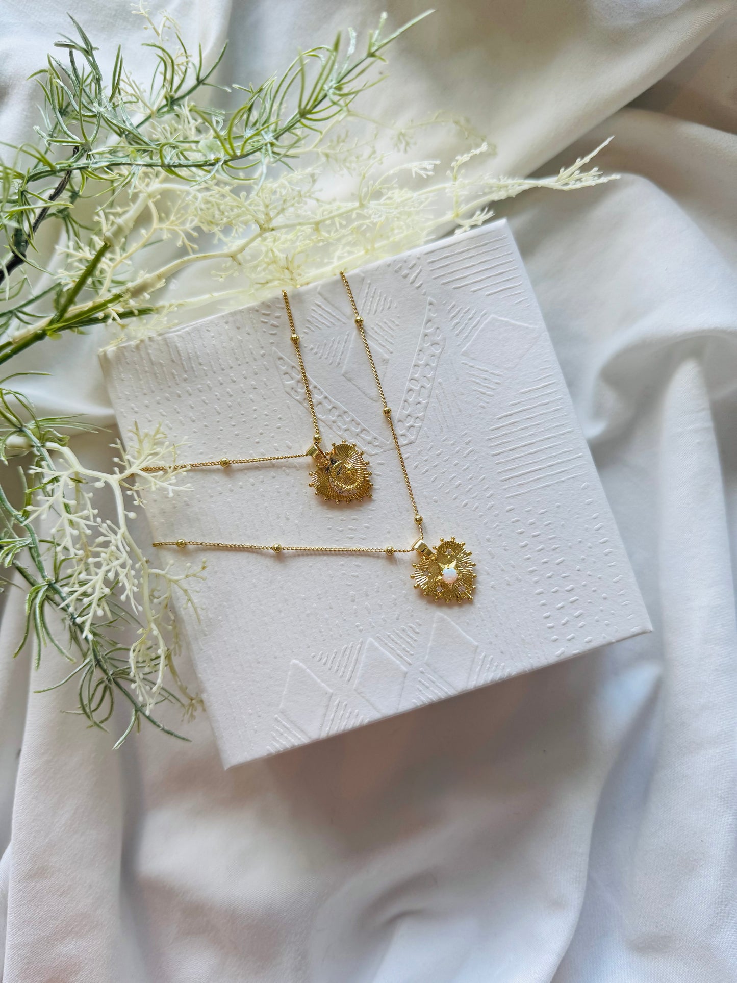 All My Stars and Moons - Sacred Heart Necklace